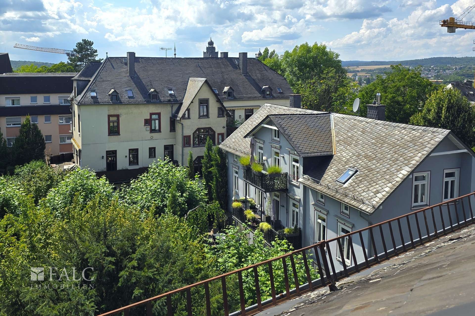 Ausblick Wohn.- + Esszimmer